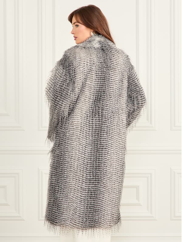 Jeannette Faux-Fur Coat | GUESS