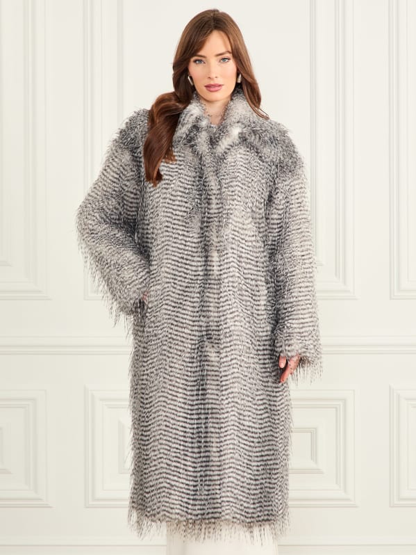 Herlipto☆Faux Fur Hoodie Duffle Coat