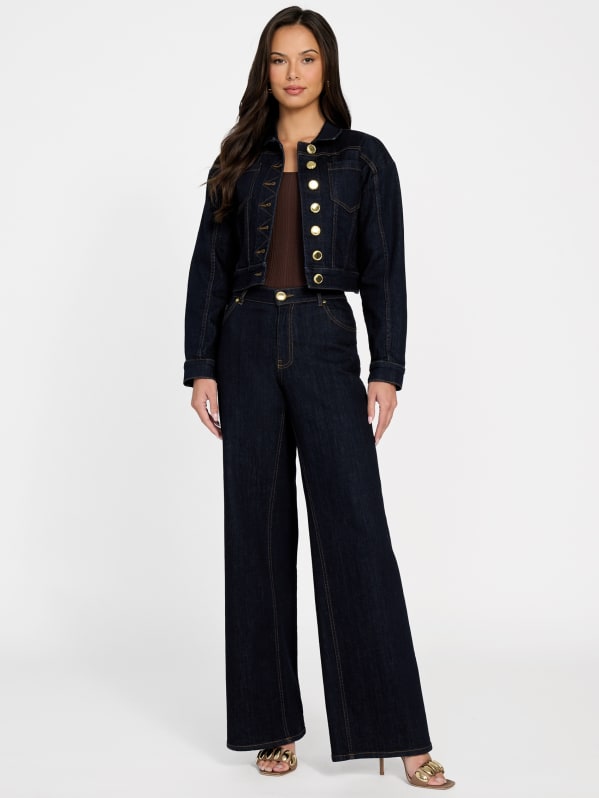DKNY JEANS ミントグリーン ジャケット ギャザー y2k ギャル