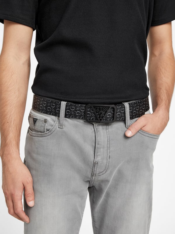 Logo Reversible Belt | GUESS Factory