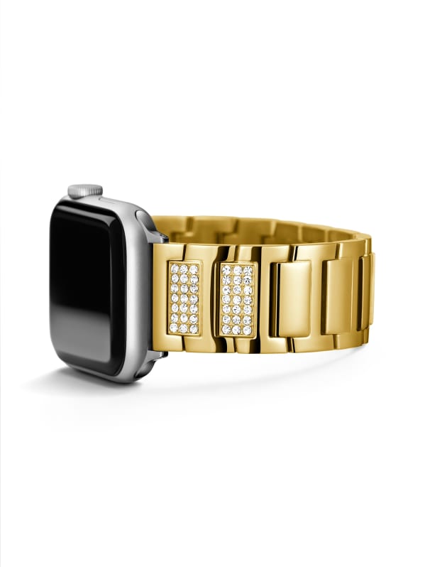 Gold-Tone Rhinestone 42-44 mm Band for Apple Watch® | GUESS Gold-Tone Rhinestone 42-44 mm Band for Apple Watch® | GUESS