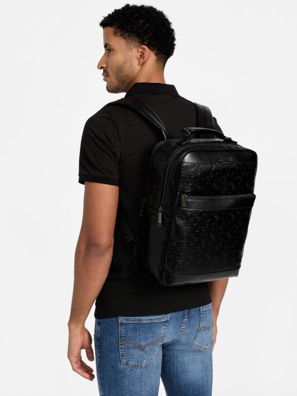 Gio Logo Men's Backpack | GUESS Factory Ca