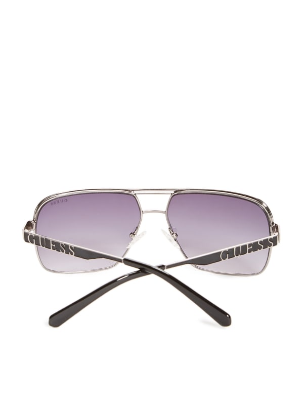 Metal Navigator Sunglasses | GUESS Factory