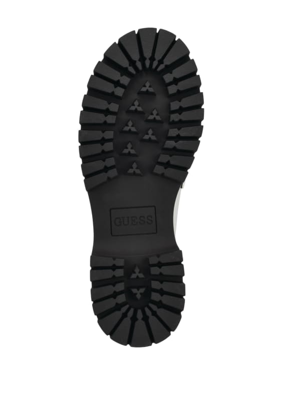 SALE!Guess G ロゴ 厚底 ラグソール ローファー Apply Faux-Leather Logo Loafer | GUESS Factory