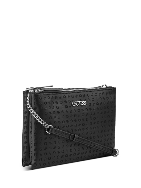 Tidewood Logo Double Zip Mini Crossbody | GUESS Factory
