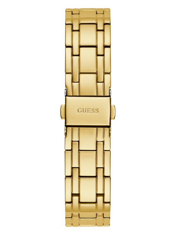Gold-Tone Cut-Through Multifunction Watch | GUESS Gold-Tone Cut-Through Multifunction Watch | GUESS