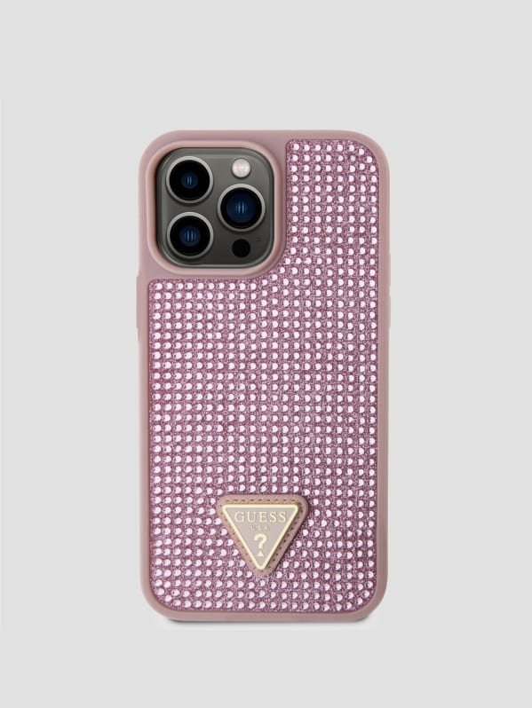 Rhinestone iPhone 15 Pro Max Case | GUESS Canada
