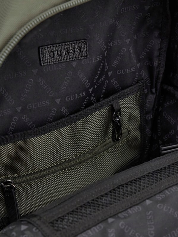 Lugano Nylon Multi-Compartment Backpack | GUESS