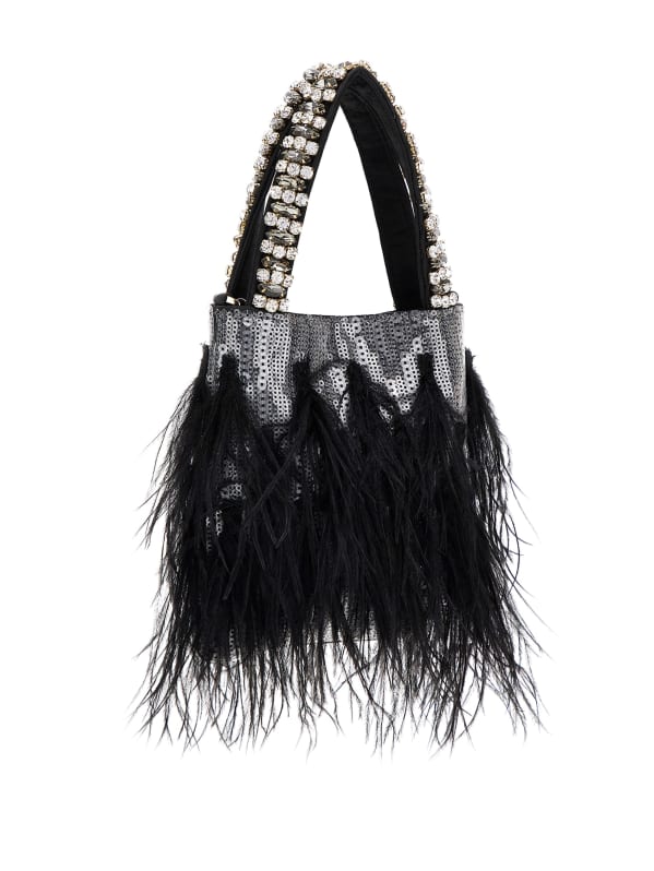 日本未入荷☆GUESS☆Misae Sequin Mini Toteバッグ☆パーティー Misae Sequin Mini Tote | GUESS