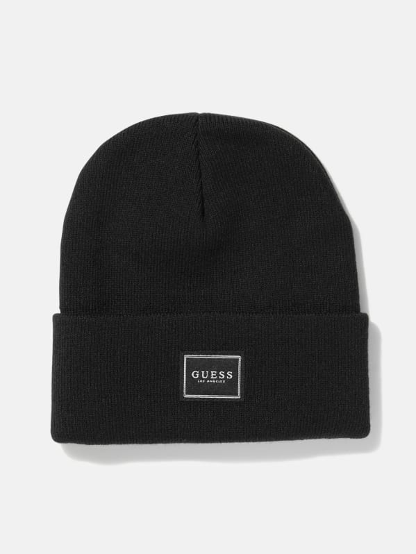 超特価セール開催！！ Logo Rib-Knit Patch Factory GUESS | Beanie 帽子