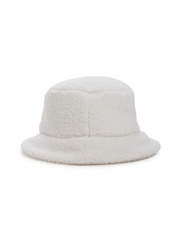 web限定アイテム Sherpa Rhinestone Bucket Factory GUESS | Hat 帽子