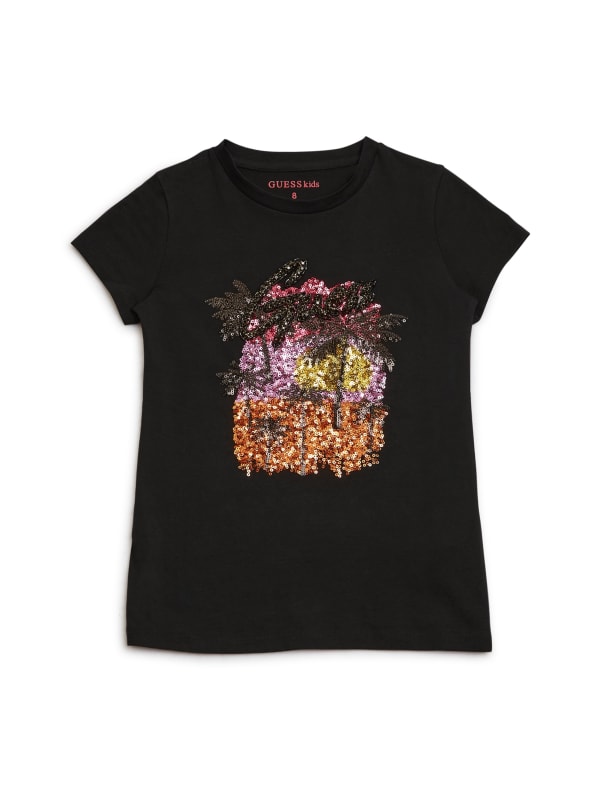 Sunley Tropical Logo Tee (7-14) | GUESS Factory