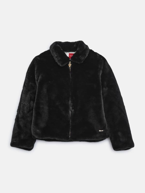 【一部予約販売】 Francesca Faux-Fur Jacket (7-16) | GUESS Factory その他