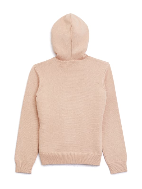 Melanie Hooded Lurex Sequin Sweater (7-14) | GUESS Factory