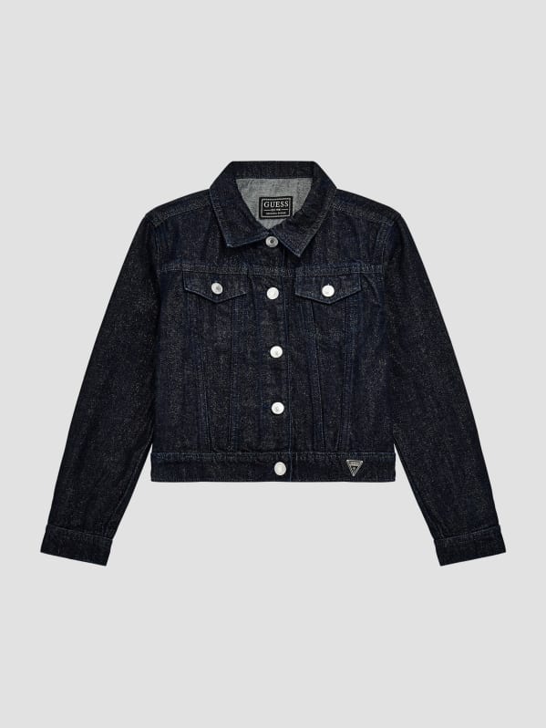 Lurex Denim Jacket (7-16) | GUESS