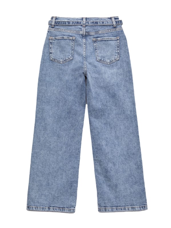 90s Chance High-Rise Wide-Leg Jeans (7-16) | GUESS Factory