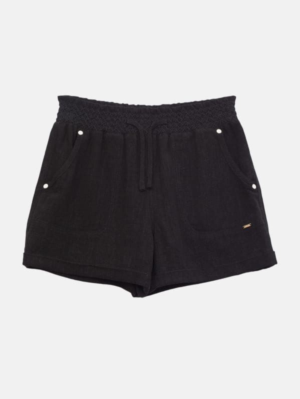 Harper Linen-Blend Shorts (7-14) | GUESS Factory