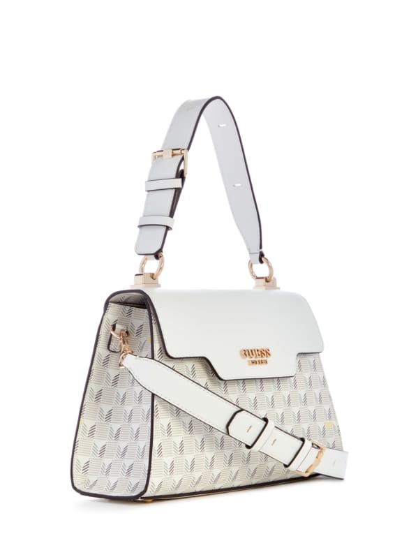Hallie Mini Fold-Over Flap Crossbody | GUESS Canada