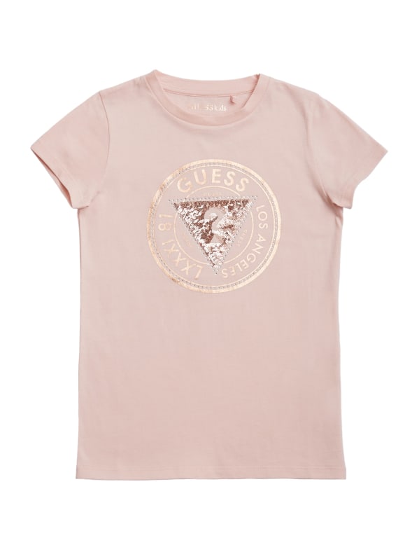 Cheska Embellished Logo Tee (2-6) | GUESS Factory