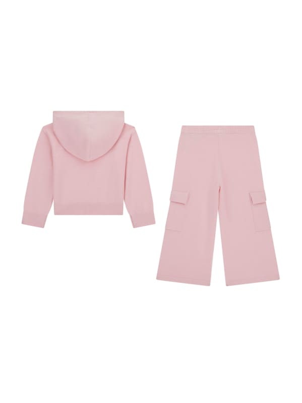 Eco Signature Hoodie and Cargo Pants Set (2-7) | GUESS Canada