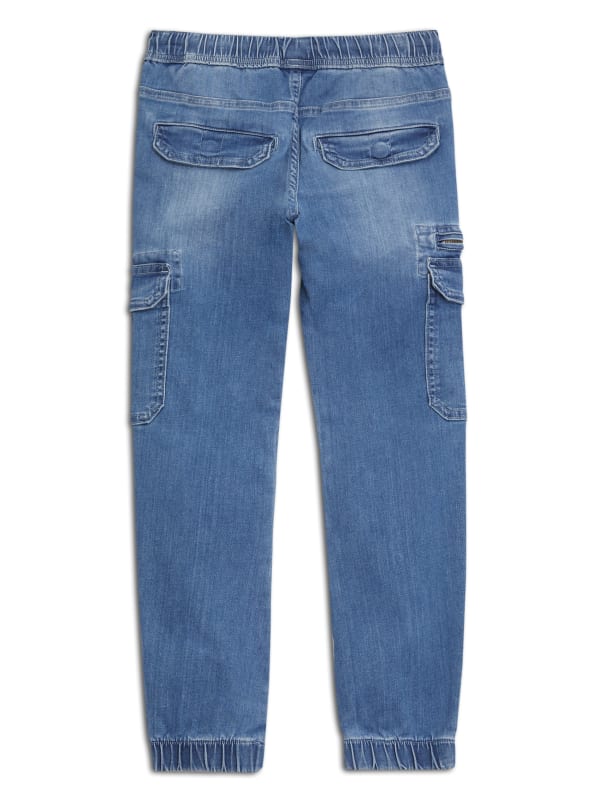 Luis Denim Cargo Joggers (7-18) | GUESS Factory