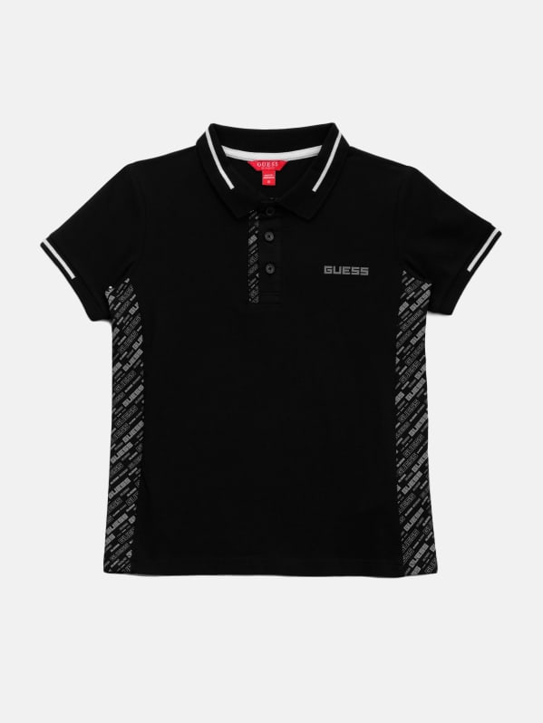 Eco Erwin Logo-Tape Polo (7-16) | GUESS Factory