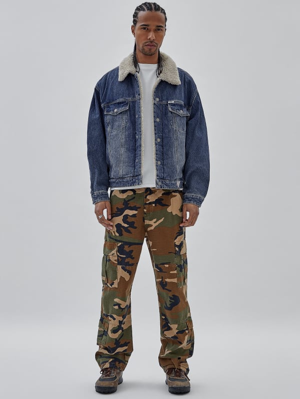GUESS Originals Denim Trucker Jacket | GUESS GUESS Originals Denim Trucker Jacket | GUESS