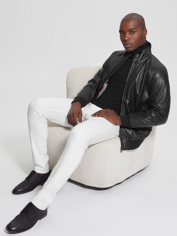 Soft Leather Jacket | GUESS