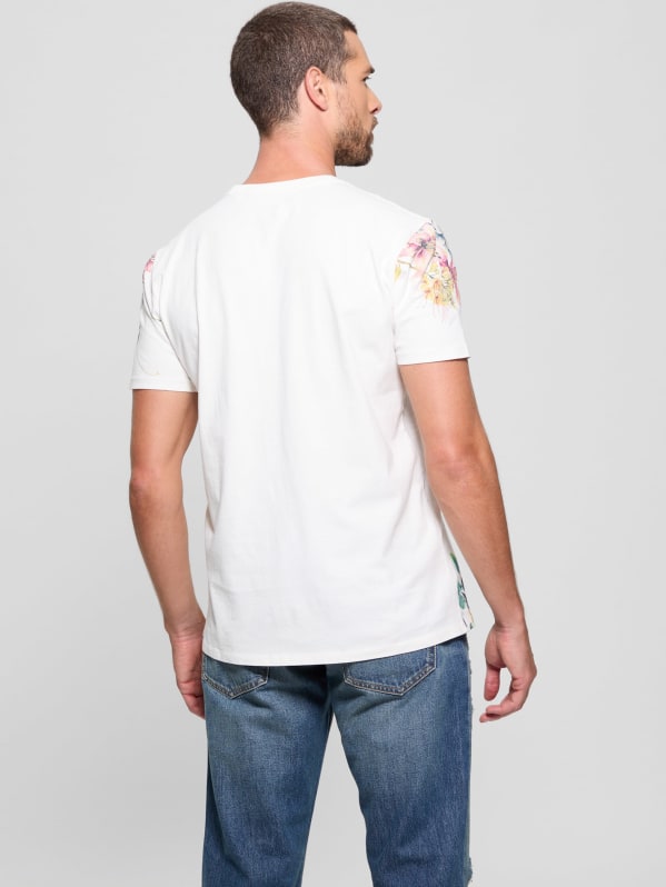 Eco Floral Hawk Tee | GUESS Canada