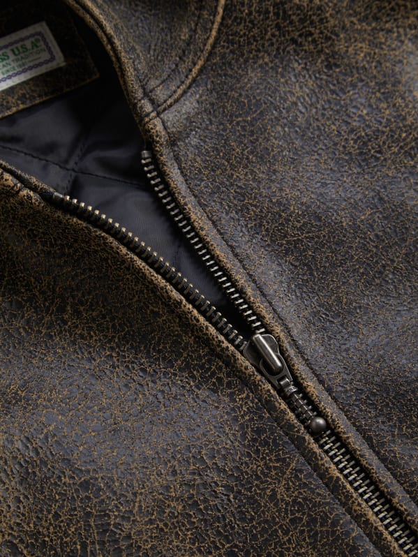 Synthetic Leather Patch Stadium Jacket アウター｜【公式