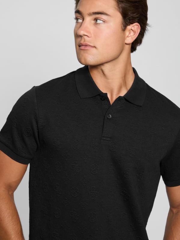 Peony Jacquard Polo | GUESS