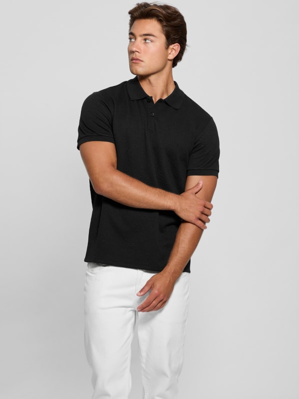 Peony Jacquard Polo | GUESS