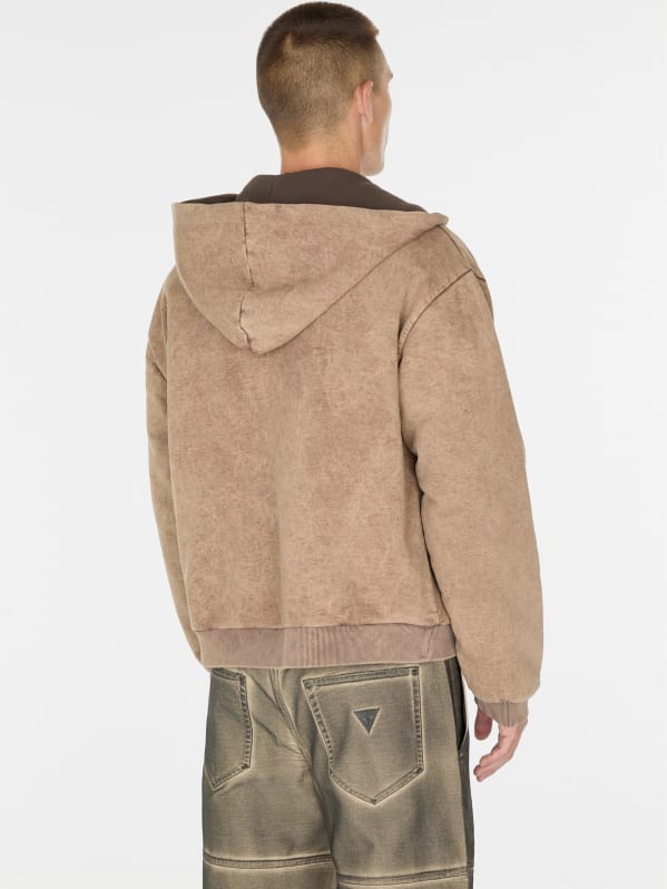 reversible zip hoodie | GUESS reversible zip hoodie | GUESS