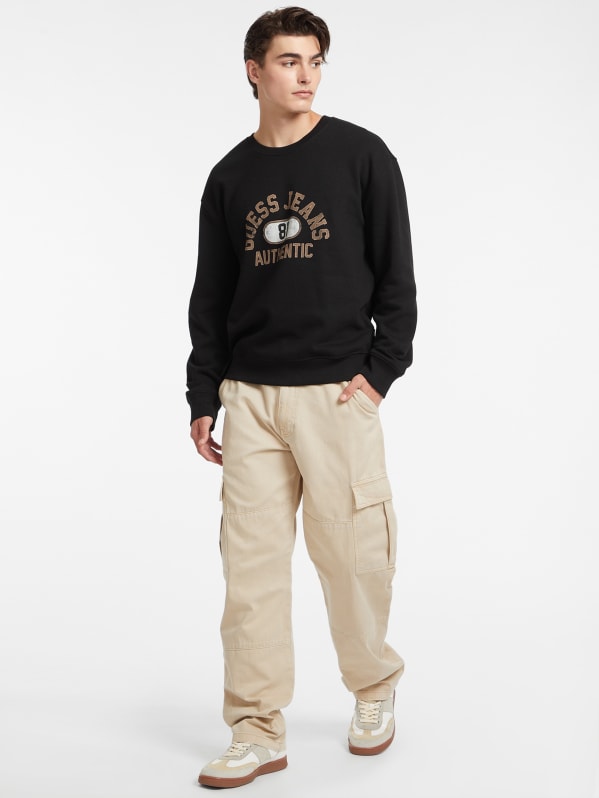 【メーカー直売】の商品をすべて Authentic Logo GUESS | Sweatshirt Crewneck トップス