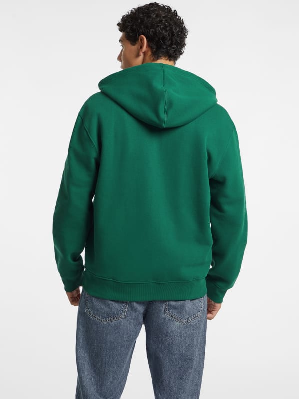 Stamp Logo Zip-Up Hoodie | GUESS