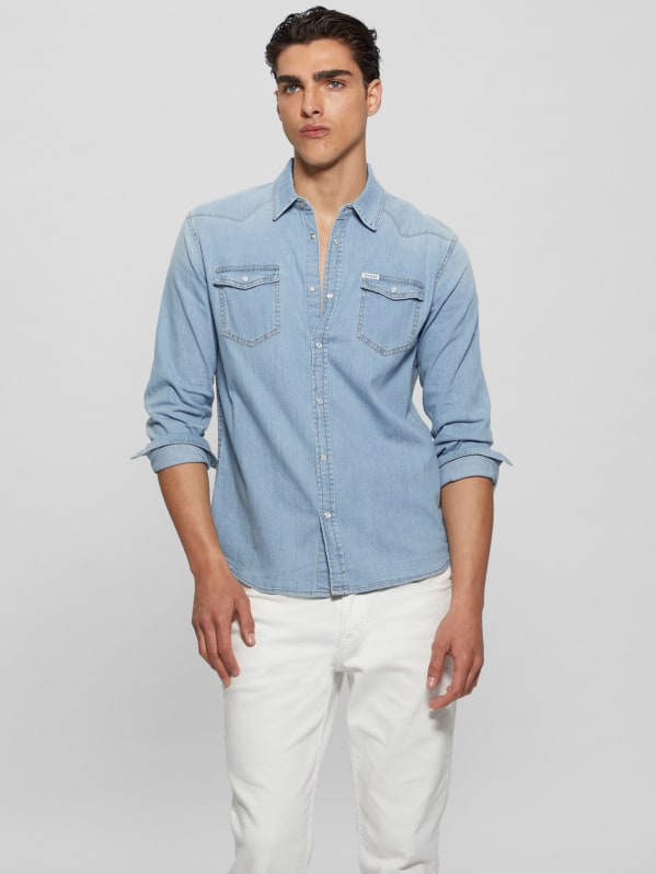 Truckee Western Denim Shirt | GUESS