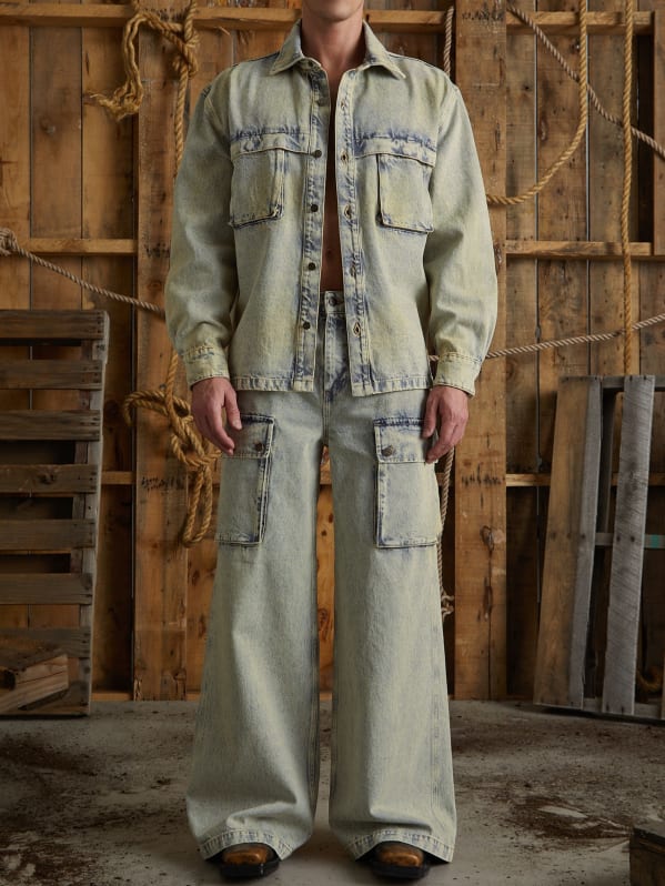 tinted combat pants | GUESS