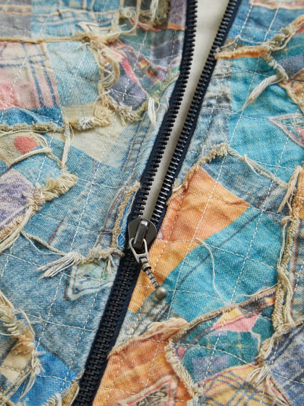 quilted denim jacket | GUESS