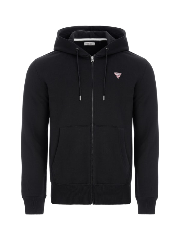 Slim Mini Patch Zip-Up Hoodie | GUESS Jeans Slim Mini Patch Zip-Up Hoodie | GUESS Jeans