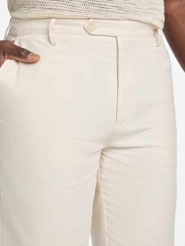 Eco Saharian Twill Pants | GUESS Canada