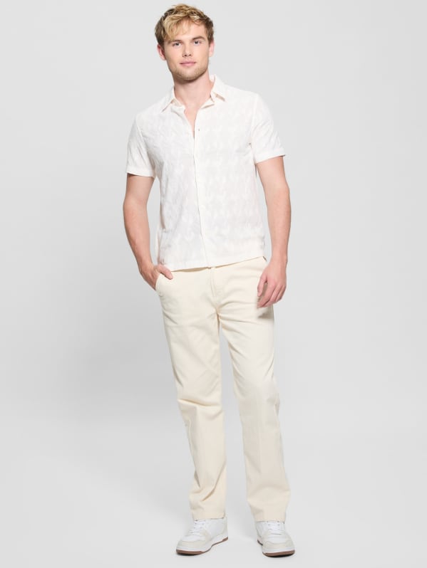 Jacoby Woven Short-Sleeve Shirt | GUESS