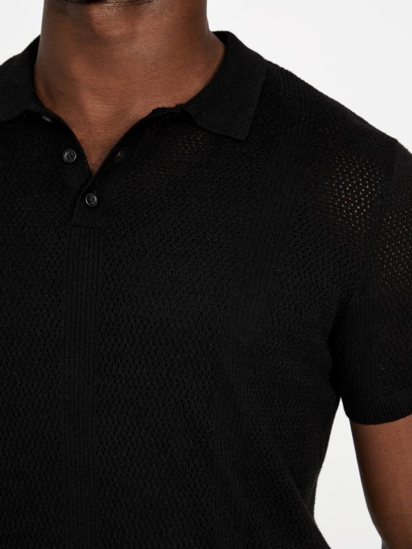 Eco Elijah Knit Polo | GUESS Eco Elijah Knit Polo | GUESS