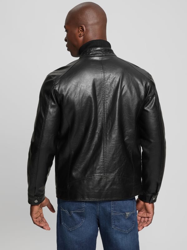 Faux-Leather Biker Jacket | GUESS Faux-Leather Biker Jacket | GUESS