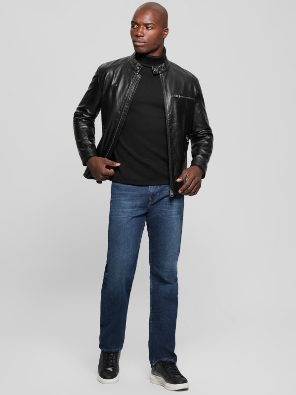 Faux-Leather Biker Jacket | GUESS Faux-Leather Biker Jacket | GUESS