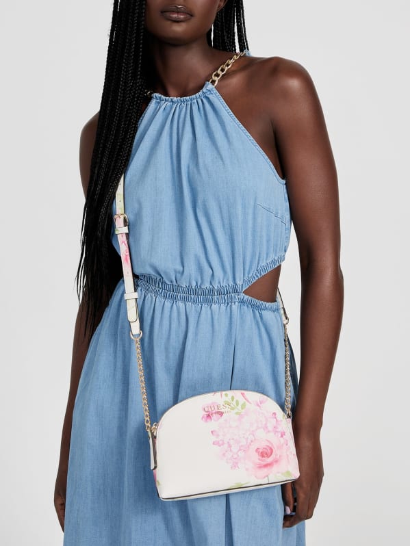 Jennice Floral Dual-Zip Crossbody | GUESS Factory
