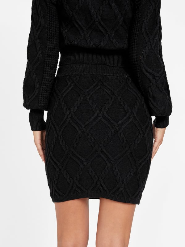 【海外 正規品】 Skirt Cable-Knit Diamond Kathy | Factory GUESS ワンピース