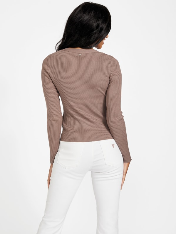 送料無料特集 | 激安の新品・型落ち・アウトレット Cody Lace-Up Sweater | GUESS Factory トップス