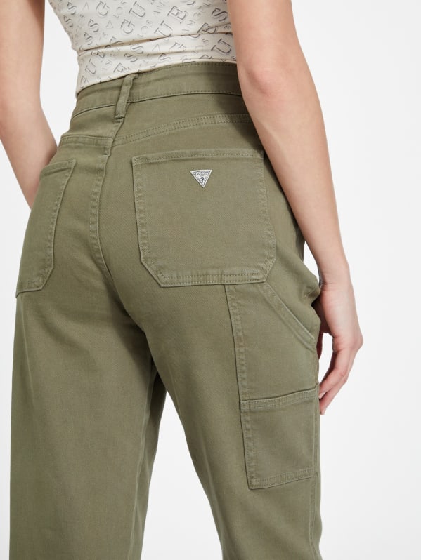 Lynne Straight Utility Jeans | GUESS Factory Lynne Straight Utility Jeans | GUESS Factory