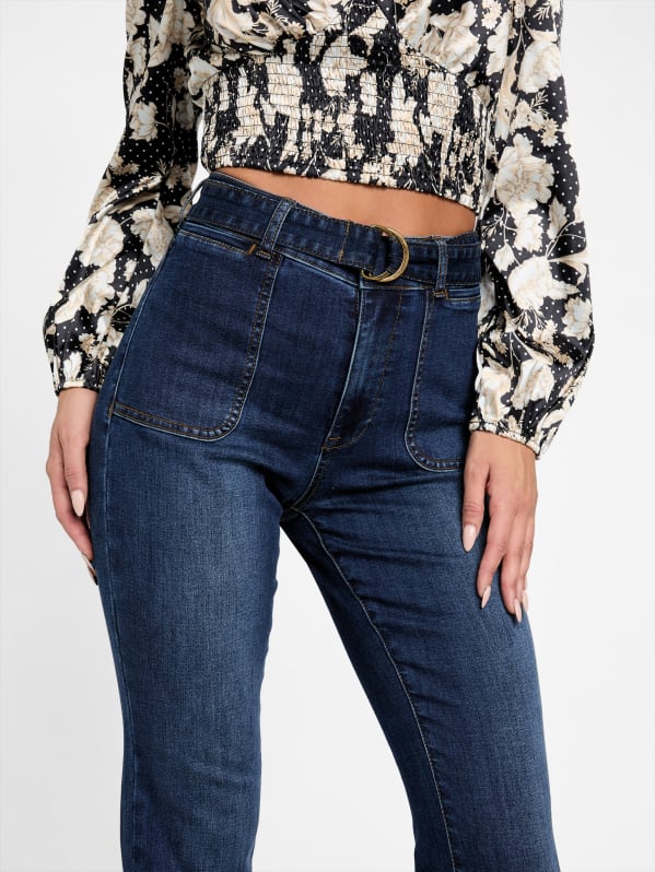 HOUGA jean frill belt トップス