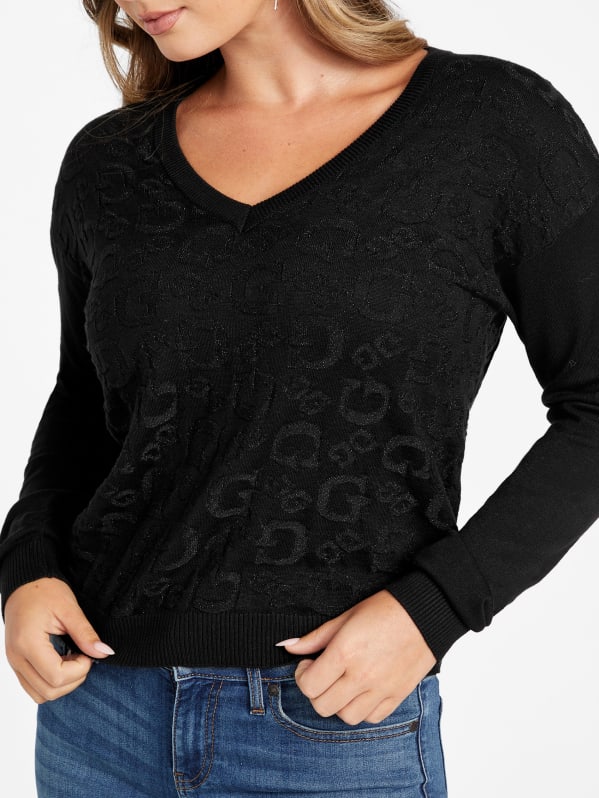 Ritchell Logo Sweater | GUESS Factory